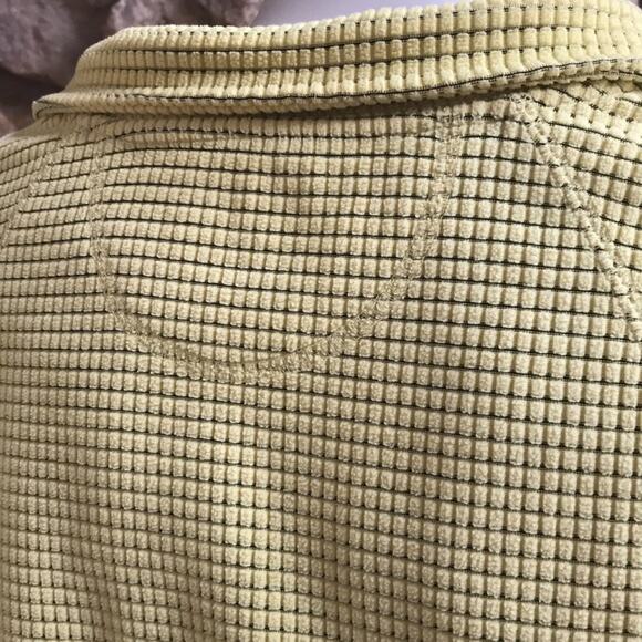 Tek Gear Textured Yellow 1/4 Zip Jacket with Pocket Women's Size L Large - Picture 3 of 7